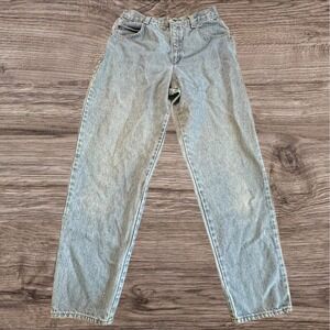 Hunt Club Vintage 90s High Waisted Mom Jeans Light Wash USA Made Size 12 28x28